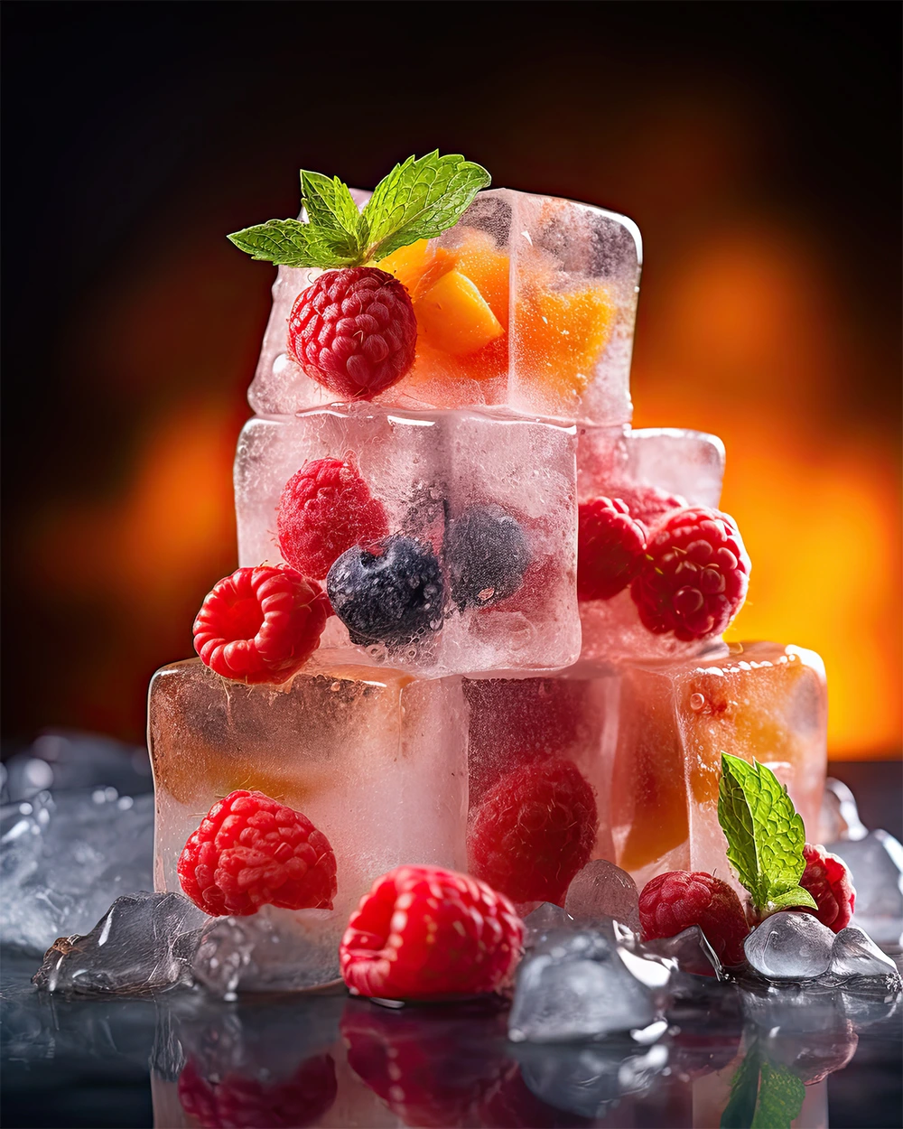 Infused Ice Cubes